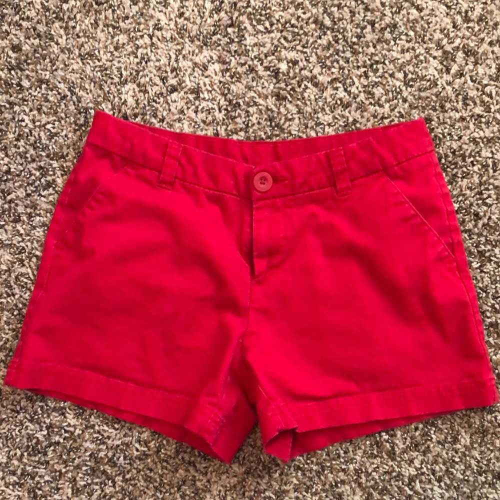 Red Chino Shorts